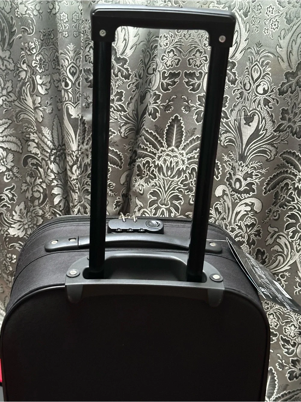 Mirage Black Spinner Carry-On Luggage